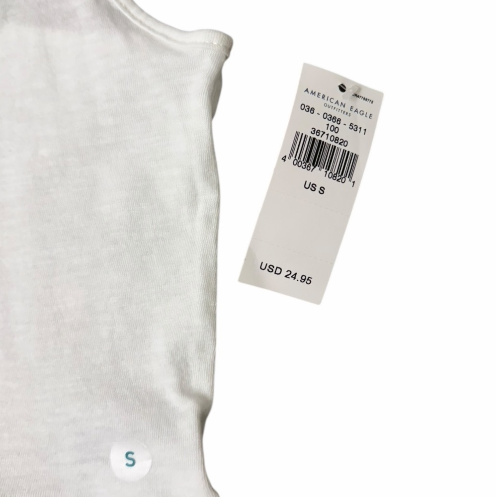 American Eagle Outfitters Cream Ruffle Camisole - Picture 7 of 9